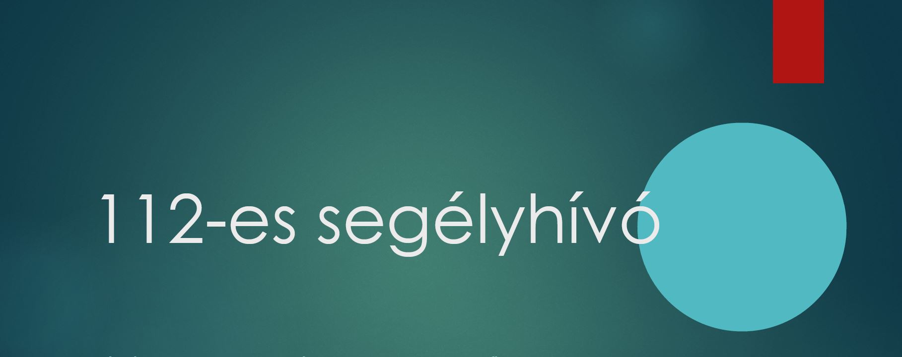 112 ES SEGELYHIVO